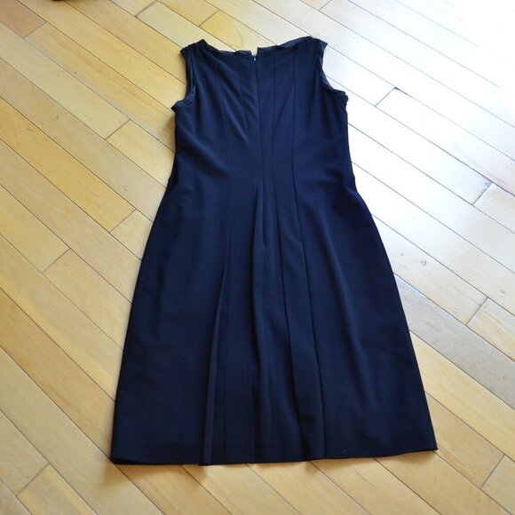 Piazza Sempione Black Wool Sleeveless Dress IT 42 - Picture 11 of 14